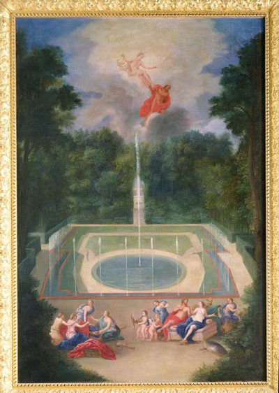 The Groves of Versailles with Mars and Venus before Apollo and Vulcan, 1688 by Jean the Younger Cotelle